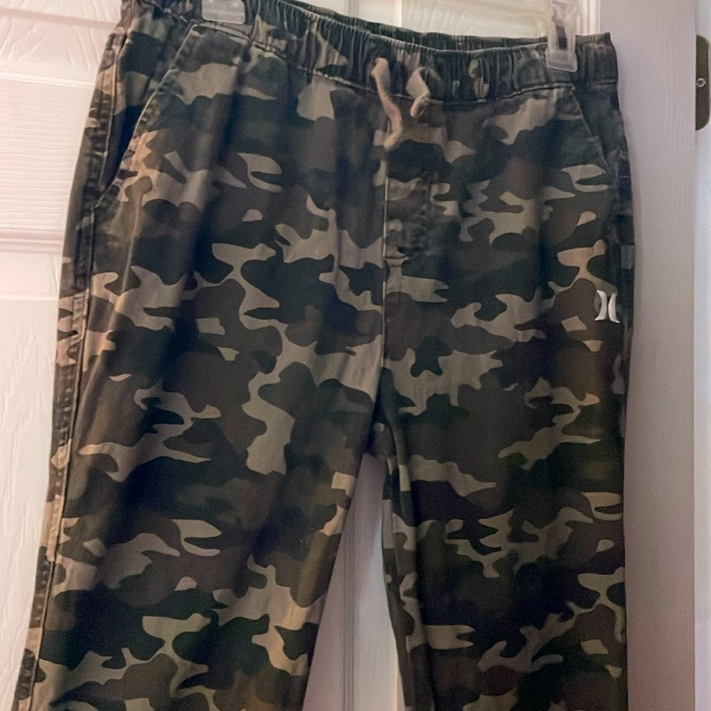 Hurley cargo joggers army